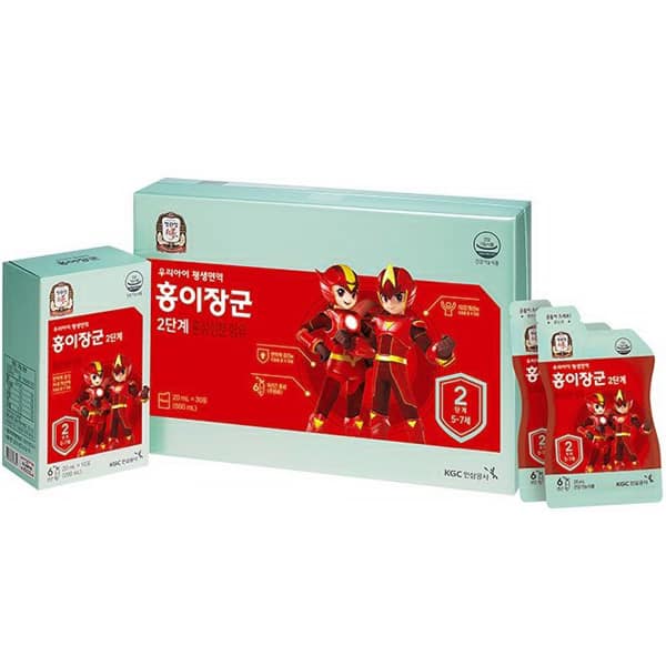 NƯỚC HỒNG SÂM BABY KGC STEP 2 ( 5-7 TUỔI)